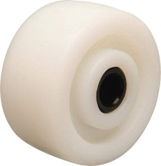 Hamilton - 4 Inch Diameter x 2 Inch Wide, Nylon Caster Wheel - 800 Lb. Capacity, 2-3/16 Inch Hub Length, 3/4 Inch Axle Diameter, Delrin Bearing - USA Tool & Supply