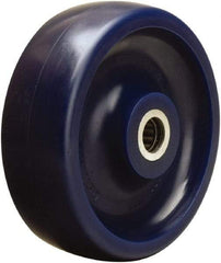 Hamilton - 6 Inch Diameter x 2 Inch Wide, Polyurethane Caster Wheel - 1,100 Lb. Capacity, 2-3/16 Inch Hub Length, 3/4 Inch Axle Diameter, Straight Roller Bearing - USA Tool & Supply