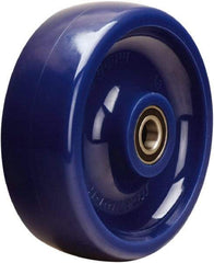 Hamilton - 6 Inch Diameter x 2 Inch Wide, Polyurethane Caster Wheel - 1,100 Lb. Capacity, 2-7/16 Inch Hub Length, 1/2 Inch Axle Diameter, Sealed Precision Ball Bearing - USA Tool & Supply