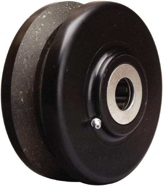 Hamilton - 6 Inch Diameter x 2-1/2 Inch Wide, Phenolic Caster Wheel - 1,120 Lb. Capacity, 3-1/4 Inch Hub Length, 1-15/16 Inch Axle Diameter, Plain Bore Bearing - USA Tool & Supply