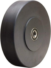 Hamilton - 8 Inch Diameter x 2 Inch Wide, Nylon Caster Wheel - 2,500 Lb. Capacity, 2-1/4 Inch Hub Length, 1/2 Inch Axle Diameter, Stainless Steel Precision Ball Bearing - USA Tool & Supply