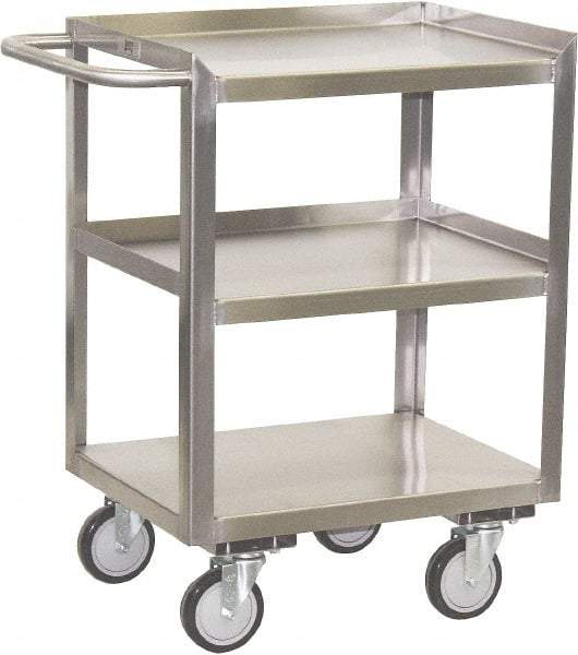 Jamco - 30" Wide x 35" High x 18" Deep, Mobile Work Stand - 1,200 Lb Capacity, 11" Shelf Clearance - USA Tool & Supply