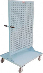 Jamco - Louvered Panel Cart - 36 Inch Overall Width x 30 Inch Overall Depth x 68 Inch Overall Height - USA Tool & Supply
