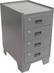 Jamco - Locking Storage Cabinet - Steel, 24" Wide x 18" Deep x 33" High, Gray - USA Tool & Supply