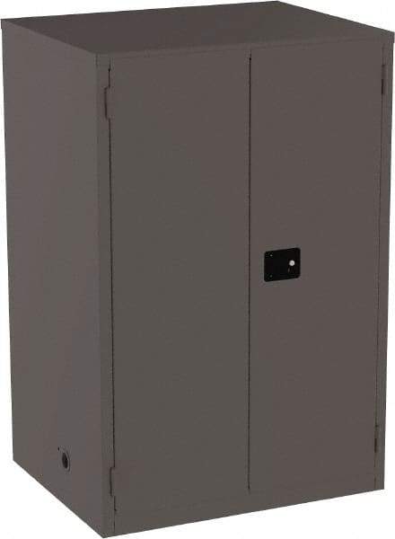 Jamco - 4 Shelf Security Storage Cabinet - Steel, 34" Wide x 43" Deep x 65" High, Gray - USA Tool & Supply