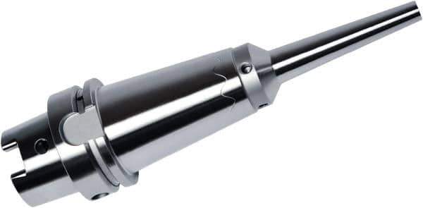 HAIMER - 4mm Hole Diam, HSK63A Taper Shank Shrink Fit Tool Holder & Adapter - 200mm Projection, 10mm Nose Diam, 80mm Clamping Depth, 25,000 RPM - Exact Industrial Supply