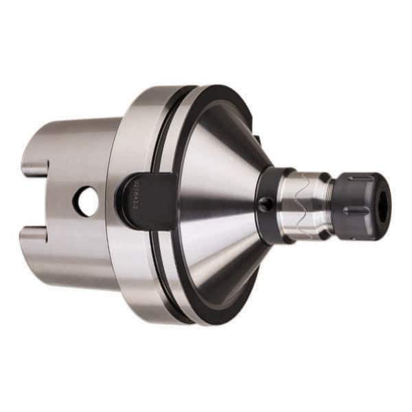 HAIMER - 2mm to 20mm Capacity, 200mm Projection, HSK125A Hollow Taper, ER32 Collet Chuck - 0.0001" TIR - Exact Industrial Supply