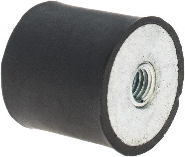 KIPP - M8 Plate/Plate Vibration Isolator - 30mm Diam, 30mm High - USA Tool & Supply