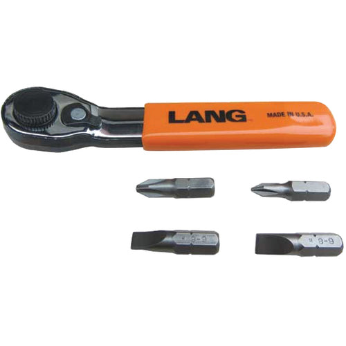 5-PIECE FINE TOOTH BIT WRENCH SET - USA Tool & Supply