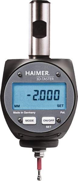 HAIMER - Positioning Indicators Type: Electronic Positioning Indicator Point Diameter (mm): 4.00 - USA Tool & Supply