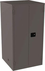 Jamco - 4 Shelf Security Storage Cabinet - Steel, 34" Wide x 34" Deep x 65" High, Gray - USA Tool & Supply