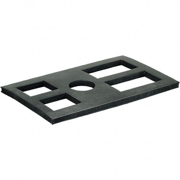 Dynabrade - 1/4" Thick, Polymer, Machinery Leveling Pad & Mat - 15,000 Lb Max Load - USA Tool & Supply