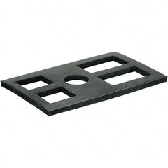 Dynabrade - 1/4" Thick, Polymer, Machinery Leveling Pad & Mat - 15,000 Lb Max Load - USA Tool & Supply