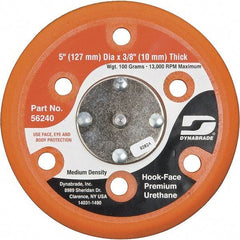 Dynabrade - 5" Diam Disc Backing Vacuum Replacement Pad - Medium Density, 13,000 RPM - USA Tool & Supply
