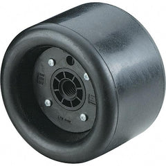 Dynabrade - 3-1/4" Wheel OD, 3" Wheel Width, 7,000 RPM, Composite, Pneumatic Wheel without Hub - 10-11/16" Long x 3" Wide, 5/8" Wheel Arbor Hole, For Use with 94498, 94507 & 94508 Dynacushion - USA Tool & Supply