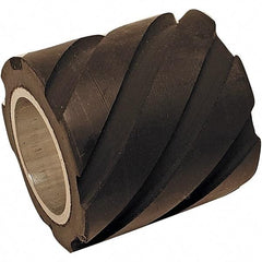 Dynabrade - 1" Diam x 5/8" Wide Contact Wheel - 5/8" Arbor Hole, Flat, 70 Duro Rubber Face - USA Tool & Supply