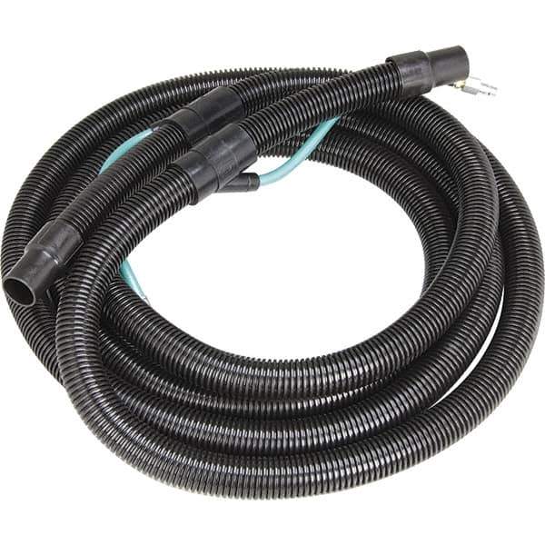 Dynabrade - 8mm ID x 12.7mm OD 25' Long Hose - Female/Male Ends, 90 Working psi, 1/4" Fitting, Green - USA Tool & Supply