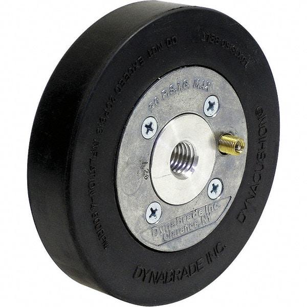 Dynabrade - 5" Wheel OD, 1" Wheel Width, 4,500 RPM, Aluminum, Pneumatic Wheel with Hub - 15-1/2" Long x 1" Wide, 5/8" Wheel Arbor Hole, For Use with 13214 & 13523 Dynastraight Air-Powered Abrasive Finishing Tools - USA Tool & Supply