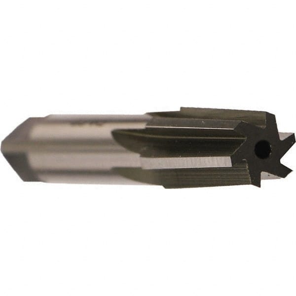 Emuge - 1" Pipe, 1.1024" Small End Diam, 63/64" Straight Shank, 43mm Flute, Taper Pipe Reamer - USA Tool & Supply