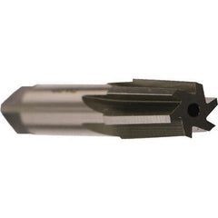 Emuge - 1" Pipe, 1.1024" Small End Diam, 63/64" Straight Shank, 43mm Flute, Taper Pipe Reamer - USA Tool & Supply