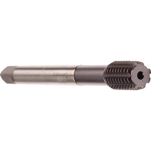 Emuge - 7/16-20 UNF 2BX Bottoming Thread Forming Tap - Cobalt, TiCN Finish, 3.937" OAL, 0.512" Thread Length, Right Hand Thread, Series InnoForm - USA Tool & Supply