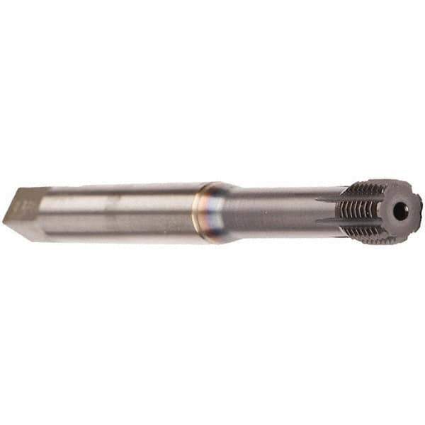 Emuge - 5/16-18 UNC 2BX Modified Bottoming Thread Forming Tap - Cobalt, TiCN Finish, 3.543" OAL, 0.551" Thread Length, Right Hand Thread, Series InnoForm - Exact Industrial Supply