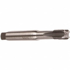 Emuge - M2x0.40 Modified Bottoming RH 6HX Bright Cobalt 3-Flute Straight Flute Machine Tap - Exact Industrial Supply