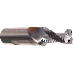 Emuge - 9/16-12, 0.482" Cutting Diam, 2 Flute, Solid Carbide Helical Flute Thread Mill - Internal Thread, 1.339" LOC, 4.331" OAL, 16mm Shank Diam - USA Tool & Supply