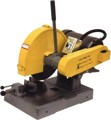 Kalamazoo - 14" Blade Diam, 1" Arbor Hole, Straight Chop & Cutoff Saw - 4,400 RPM, 5 hp, 220 Volts, 1 Phase - USA Tool & Supply