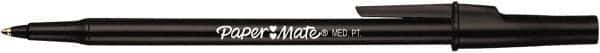 Paper Mate - 1mm Ball Point Stick Pen - Black - USA Tool & Supply