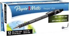 Paper Mate - 1mm Ball Point Retractable Pen - Black - USA Tool & Supply