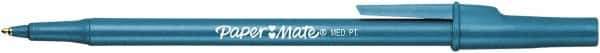 Paper Mate - 1mm Ball Point Stick Pen - Blue - USA Tool & Supply