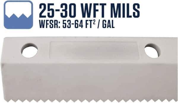 SEYMOUR-MIDWEST - 18" Rubber Blade Floor Squeegee - Threaded End, Single Edge, Gray, Use with 78255 - USA Tool & Supply