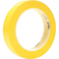 3M - 36 Yd x 1/4" Yellow Vinyl Film Tape - USA Tool & Supply