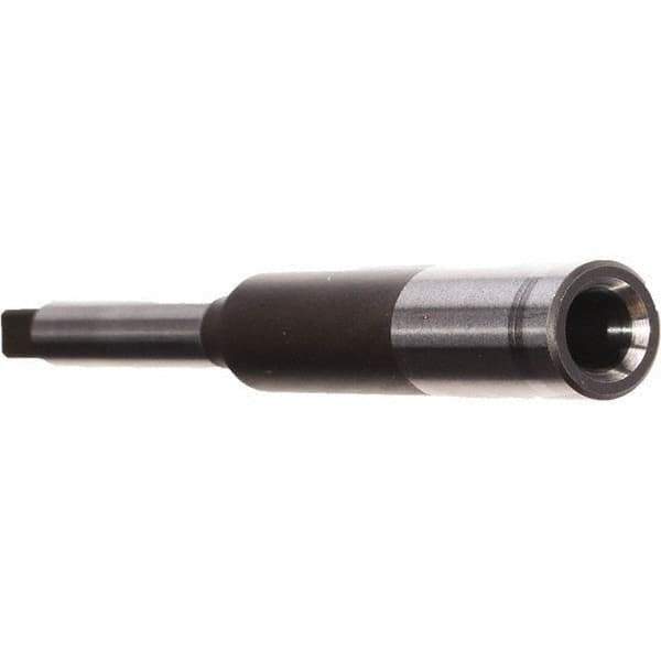 Emuge - 14mm Shank Diam, 14mm Hole Diam, Straight Shank Shrink Fit Tool Holder & Adapter - 22mm Nose Diam, 48mm Clamping Depth, Through Coolant - Exact Industrial Supply