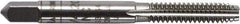 Irwin Hanson - 1-14 UNS 2B 4 Flute Bright Finish Carbon Steel Straight Flute Standard Hand Tap - Plug, Right Hand Thread, Oversize - Exact Industrial Supply