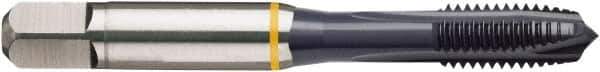 Guhring - M10x1.50 Metric Coarse, TiCN Finish, Cobalt Spiral Point Tap - Plug Chamfer, Right Hand Thread, 2.941" OAL, 0.787" Thread Length, 0.381" Shank Diam, 6H Class of Fit, Series 4416 - Exact Industrial Supply