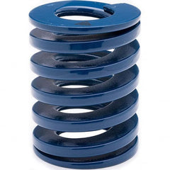 Associated Spring Raymond - 30mm Hole Diam, 15mm Rod Diam, 70mm Free Length, Blue Die Spring - USA Tool & Supply