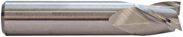 M.A. Ford - 5/32", 5/16" LOC, 3/16" Shank Diam, 2" OAL, 3 Flute, Solid Carbide Square End Mill - Single End, TiCN Finish, Spiral Flute, 30° Helix, Centercutting, Right Hand Cut, Right Hand Flute - USA Tool & Supply