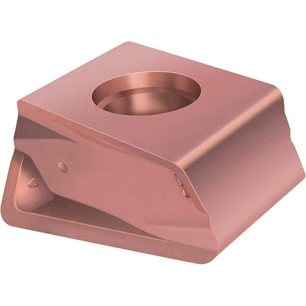 Walter - LNHU130608 L85T Grade WXN15 Carbide Milling Insert - TiCN Plus Finish, 0.2677" Thick, 0.8mm Corner Radius - USA Tool & Supply