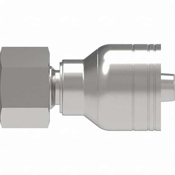 Eaton - Hydraulic Hose Fittings & Couplings Type: Female Swivel DIN 24 Seat Light Hose Diameter: 23/32 (Inch) - USA Tool & Supply