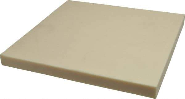 Made in USA - 1" Thick x 12" Wide x 1' Long, ABS Sheet - Tan, +0.025 Tolerance - USA Tool & Supply