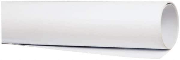 Made in USA - 4' Long, 3/4" Diam, Polystyrene Plastic Rod - Opaque White - USA Tool & Supply