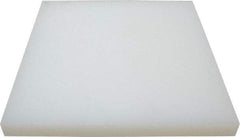 Value Collection - 1" Thick x 12" Wide x 1' Long, Polypropylene Sheet - Translucent White - USA Tool & Supply