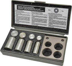 Precision Brand - 7/8 to 1-1/4 Inch Diameter Shim Punch and Die Set - 7/8, 1, 1-1/8 and 1-1/4 Inch Diameter, 4 Piece - USA Tool & Supply