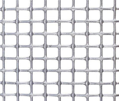 Value Collection - 26 Gage, 0.018 Inch Wire Diameter, 16 x 16 Mesh per Linear Inch, Steel, Wire Cloth - 0.045 Inch Opening Width, 12 Inch Wide x 12 Inch Stock Length, Galvanized after Weave - USA Tool & Supply