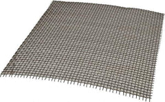 Value Collection - 16 Gage, 0.063 Inch Wire Diameter, 4 x 4 Mesh per Linear Inch, Steel, Wire Cloth - 0.187 Inch Opening Width, 12 Inch Wide x 12 Inch Stock Length - USA Tool & Supply