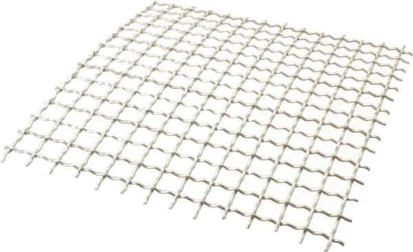 Value Collection - 11 Gage, 0.12 Inch Wire Diameter, 3/4 x 3/4 Mesh per Linear Inch, Stainless Steel, Wire Cloth - 0.63 Inch Opening Width, 12 Inch Wide x 12 Inch Stock Length - USA Tool & Supply