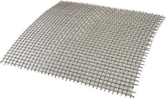 Value Collection - 14 Gage, 0.08 Inch Wire Diameter, 3 x 3 Mesh per Linear Inch, Stainless Steel, Wire Cloth - 0.253 Inch Opening Width, 12 Inch Wide x 12 Inch Stock Length - USA Tool & Supply