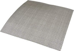 Value Collection - 16 Gage, 0.063 Inch Wire Diameter, 6 x 6 Mesh per Linear Inch, Stainless Steel, Wire Cloth - 0.104 Inch Opening Width, 12 Inch Wide x 12 Inch Stock Length - USA Tool & Supply